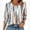 Vertical Stripes, variant on Womens Tops 3/4 Sleeve with Buttons Dressy Casual Blouses Summer Outfits Beach Vacation Plus Size Spring Clothes