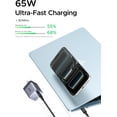 thumbnail image 6 of UGREEN Nexode Air 65W USB C GaN Charger, Single Port PD Fast Wall Charger, Compact Power Adapter compatible with phones, tablets, laptops and More, 6 of 8