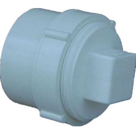 GENOVA 71615 Fitting Cleanout with Threaded Plug 1-1/2 in Spigot x FIP