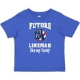 thumbnail image 3 of Inktastic Future Lineman Like Daddy Boys Baby T-Shirt, 3 of 5