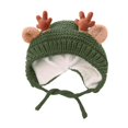 thumbnail image 2 of Gorro de invierno para bebé, gorro cálido de moda, gorro para niños recién nacidos, niñas y niños Verde, 2 of 9