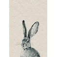 thumbnail image 2 of Lonely Rabbit Painting Print on Wrapped Canvas, 2 of 7