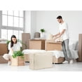thumbnail image 6 of Unique Bargains 1 Pack Clothes Storage Bags Moving Bags Yellow 27*19*11.5in, 6 of 7