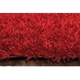 thumbnail image 2 of Gatney Rugs Peninsula Shag Area Rug KM2310 Red Lustrous Single-Color 5' x 7' Rectangle, 2 of 3