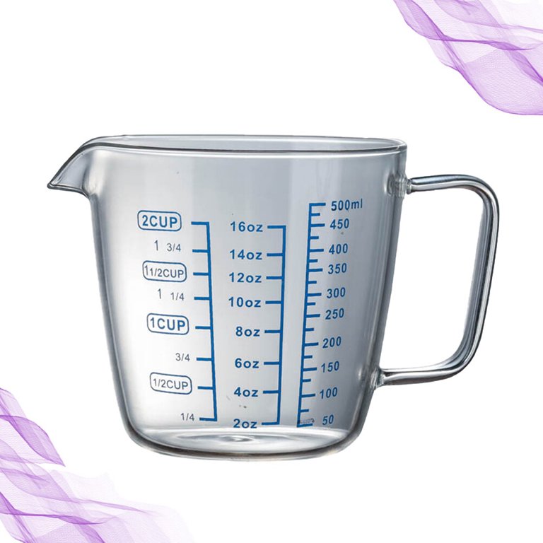 GL1952] 500ml High Borosilicate Glass Measuring Cup (12 pc/ctn)