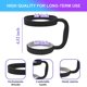 thumbnail image 3 of Vaso de acero inoxidable de 30 oz con tapa de repuesto a prueba de fugas y asa antideslizante para taza de viaje de 30 oz, portavasos para tazas YETI, tazas de viaje de acero inoxidable y más, otros, 3 of 5