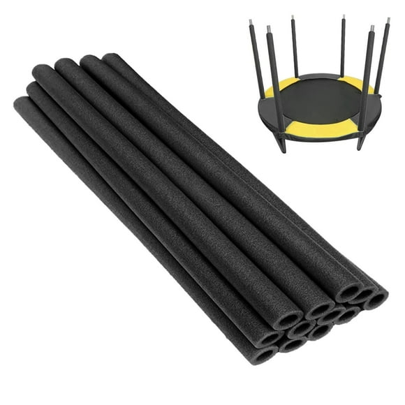 MKHSQHDG Clearance 12Pcs Trampoline Poles Replacement Accessoire Sponge Trampoline Poles with Anticollision Covers Accessories Trampoline Net Poles Replacement Trampoline Accessories
