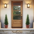 thumbnail image 4 of DR.Planzen Artificial Cedar Tree 2 Pack 3 ft Outdoor Artificial Topiary Cedar Plants Fake Tree UV Rated Potted Plants for Porch Decor Faux Pine Tree for Perfect Housewarming Gift, 4 of 8