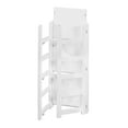 thumbnail image 4 of Regency Flip Flop 34 in 3 Shelf High Folding, No Tools Assembly, Wood Bookcase- White, 4 of 7