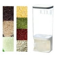 thumbnail image 2 of kurtrusly 1/2/3/5 Countertop Rice Bucket Grain Dispenser Food Storage Container 1500ML 1 Pc, 2 of 5