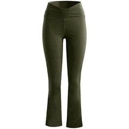 Women Clothing Waist Leggings Short Pants Polyester Casual Slim Solid Color Pattern Yoga Pants Walmart