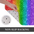 thumbnail image 3 of Kdxio Glitter Rainbow,16" x 24", Non-Slip Front Door Mats,Outdoor Welcome Mat Washable, 3 of 9