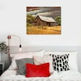 thumbnail image 3 of Creowell Rustic Barn Wall Decor, Old Barn Picture Canvas Wall Art for Farmhouse Living Room Wall Decor, Barn Landscape Canvas Prints,House Painting Framed Artwork for Home Wall Decor 20x16 Inch, 3 of 3
