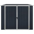 thumbnail image 5 of vidaXL Garden Shed Storage House for Tools Equipment Backyard Galvanized Steel, 5 of 16