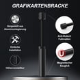 thumbnail image 3 of Soporte para tarjeta gráfica de aleación de aluminio, soporte para GPU con imán, soporte para tarjeta gráfica de altura ajustable, 75-120 mm, alto, liviano, duradero, soporte negro pulido, 3 of 7