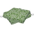 thumbnail image 2 of Vargottam Perfect Outdoor/Indoor Square Corner Seat Cushions Water-Resistant Lounge Chair 18.5" x 16" Home Office Patio Furniture Garden Decoration- Pack Of 2 Pear Green|Abstracts, 2 of 5