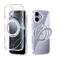 thumbnail image 1 of GadgetCom Étui Magnétique Compatible avec Apple iPhone 17, Étui Rigide Transparente avec Support, Étui de Protection, 1 of 1