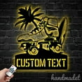 thumbnail image 3 of Handmadetneonsign Personalized Roller Skate Metal Wall Art LED Light, Custom Skater Sign Home, 3 of 5