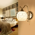 thumbnail image 3 of Trjgtas Modern Crystal E14 Silver White Corded Electric Wall Sconce with Clear Glass Globe, 3 of 5