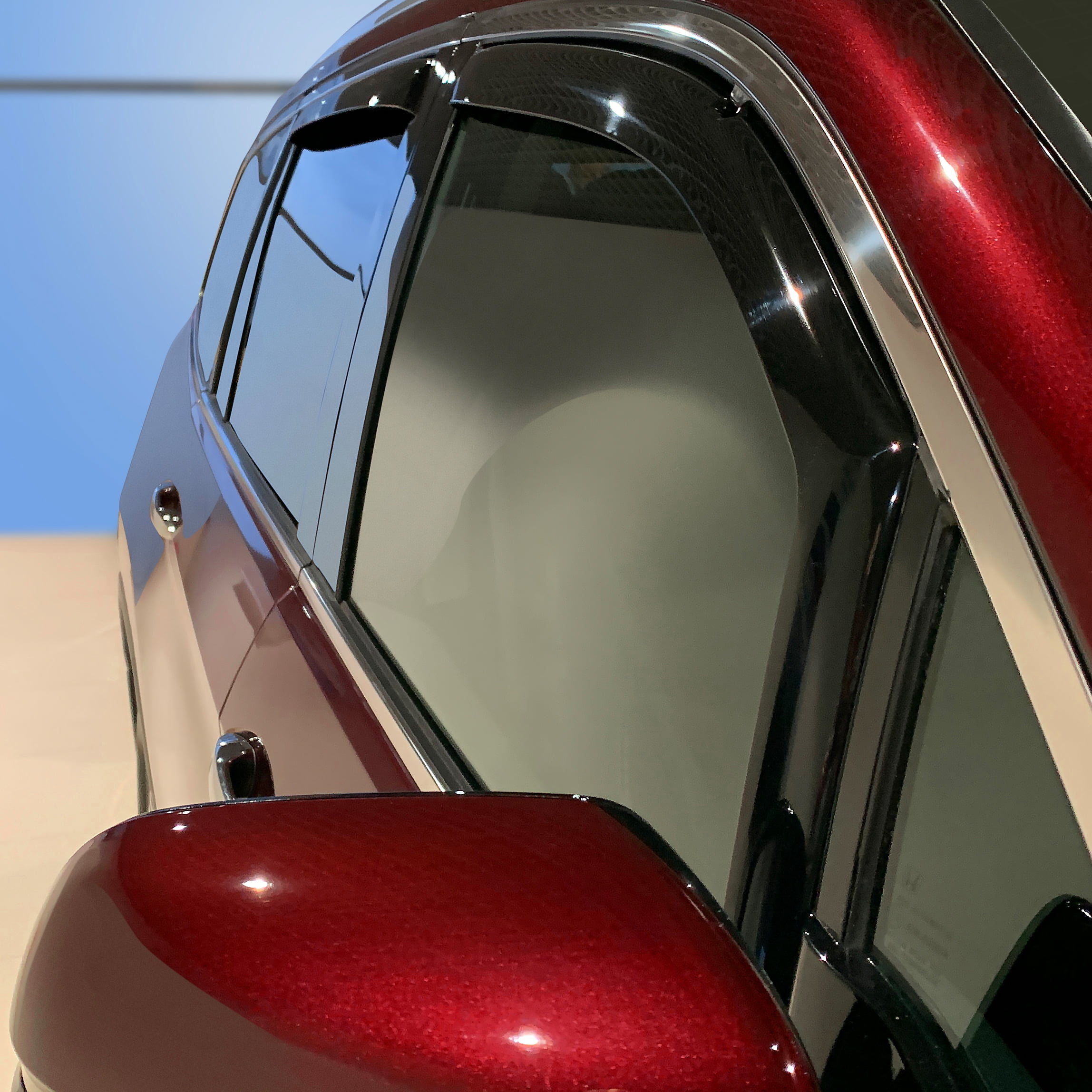 Voron Glass in-Channel Extra Durable Rain Guards for Honda Pilot 2016-2022, Window Deflectors,Vent Window Visors, 4 Pieces - 200666