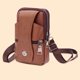 thumbnail image 4 of Cartera para teléfono móvil de PU de piel de vaca de negocios, monedero para cinturón de cintura para hombre (estilo 3) Likrtyny multifunción de oficina, 4 of 6