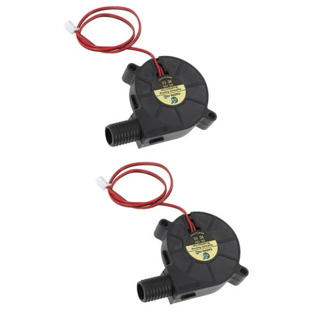 2 Pack Controller Turbo Blower Fan Small Appliance Fan 7.2X5.5cm Black