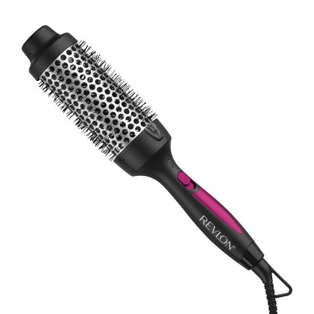 REVLON Perfect Match Hot Styler reduce el encrespamiento y aumenta el brillo | El cepillo caliente crea rizos, fortalece el cuerpo y aumenta el volumen | Peina y extiende suavemente tu peinado