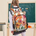 thumbnail image 7 of FORMRS Unisex School Backpack 17" Student Travel Bag with Laptop Compartment, Hand Drawn Floral, 7 of 7