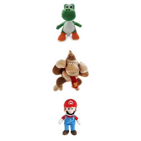Super Mario Plush 3 Pack
