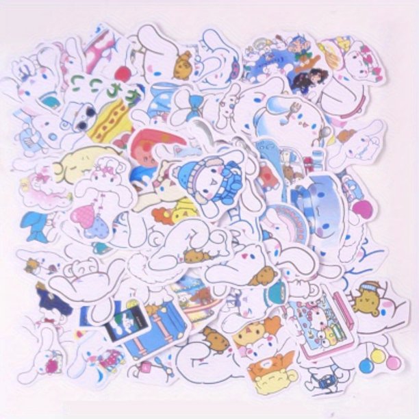 63pcs Paquete De Pegatinas Lindas Pegatinas HelloKittty Pegatinas Kuromi Pegatinas Cinnamoroll Pegatinas Pegatinas De Anime Lindas Calcomanías Surtidas De Pegatinas Kawaii Regalos De Pegatinas Para Na