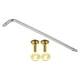 thumbnail image 1 of 1 Juego de Tornillos para Matrícula Antirrobo Universal M6 de 1/4" - Kits de Sujetadores de Seguridad para Marco de Etiqueta de Automóvil con 2 Arandelas - Tonalidad de Aleación de Titanio Dorado, 1 of 7