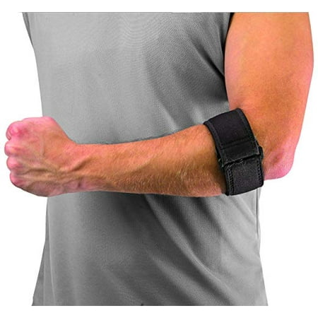 2 Pack Mueller Sports Care Tennis Elbow Support w/ Gel Pad, One Size Fits (Best Way To Fix Tennis Elbow)