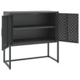 thumbnail image 2 of vidaXL Sideboard Anthracite 75x35x75 cm Steel, 2 of 5