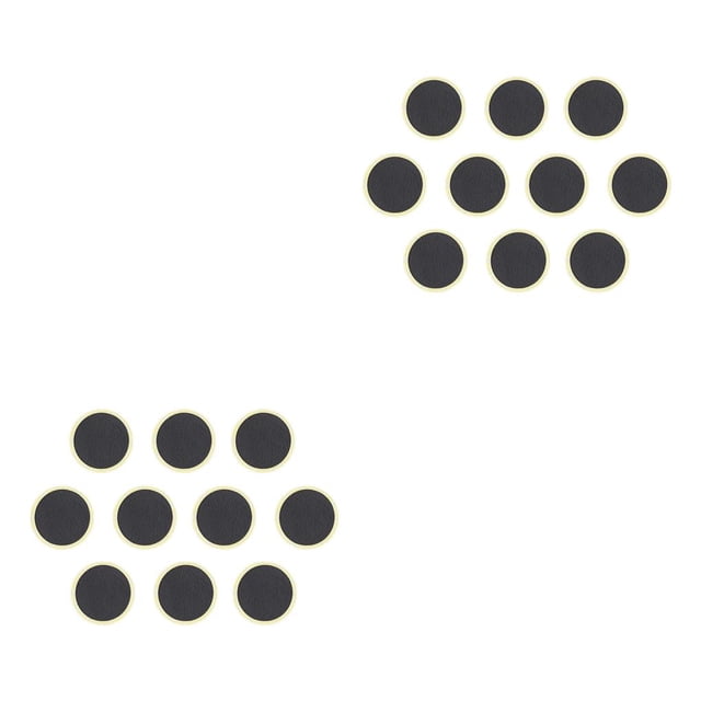 Langgg 10Pcs Inner Tube Without Patch Mountain Patch black 25mm 2Set