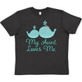 thumbnail image 3 of Inktastic My Aunt Loves Me Whale Youth T-Shirt, 3 of 5
