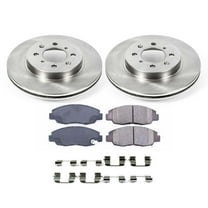 Ultimate Brakes Front Ceramic Brake Pad and Rotor Kit with Hardware WM80430