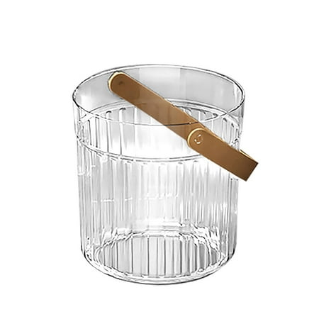 

Adzgya Wine Set Acrylic Ice Bucket Plastic Water Lifting Bucket High Aesthetic Value Champagne Bucket Household Bar KTV Ice Granule Bucket Household Ice Bucket