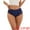 Blue, variant on Women's Comfortable Briefs Lace Mid-Waisted Underwear Panties Black 3XL