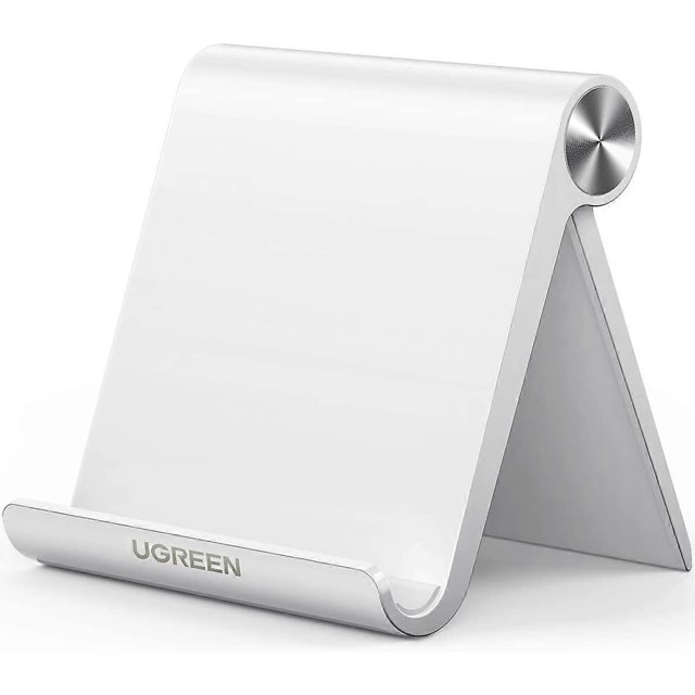 Cell Phone Stand for Desk Foldable Phone Holder Adjustable Desktop Dock Compatible with iPhone 13 12 Pro Max 11 SE XS XR 8 Plus 6 7 Samsung Galaxy Not