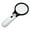 B, variant on IROINID 45X Handheld 3 LED Light Magnifier For Reading Magnifying Glass Lens Jewelry