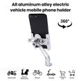 thumbnail image 4 of Mobile Phone Holder Anti-Shake High Stability 360-Degree Rotatable Easy Installation Bike Handlebar Cellphone Stand Support, 4 of 6