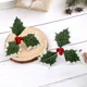 thumbnail image 3 of Adorno de árbol de frutas pequeño de Navidad simulado, corona de ratán, rama de bonsái para hacer tú mismo, accesorios de caja de regalo enchufables, 3 of 5