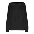 thumbnail image 4 of FAIWAD Women's Oversized Sweatshirt Off Shoulder Long Sleeve Pullover Top Trendy Casual Fall Winter Clothes, 4 of 6