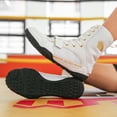 thumbnail image 6 of Men's Boxing Shoes Training Shoes Lightweight Wrestling Shoes Men Non-Slip Big Size 7-14 Comfortable Breathable Professional Men Fistfight Shoes Fitness Sneakers, 6 of 9