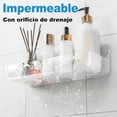thumbnail image 3 of organizador de baño, Organizador Regadera Para Baño 2 Piezas: Organizador de Ducha de Esquina Autoadhesivo sin Taladro, Estante de Almacenamiento para Baño Cocina, 3 of 4