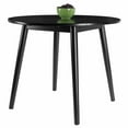 thumbnail image 3 of Winsome Moreno 36" Round Drop  Leaf Table, Black Finish, 3 of 9