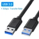 thumbnail image 3 of Cable de extensión USB 3,0 Extra largo, Cable de transferencia de datos de alta velocidad macho A macho para teclado de radiador, extensor de disco duro, 3 of 5