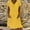 Yellow, variant on Sakmal A Line Womens Dresses Spring V Neck Short Sleeve Midi Pink Dresses ,Sizes S-5XL