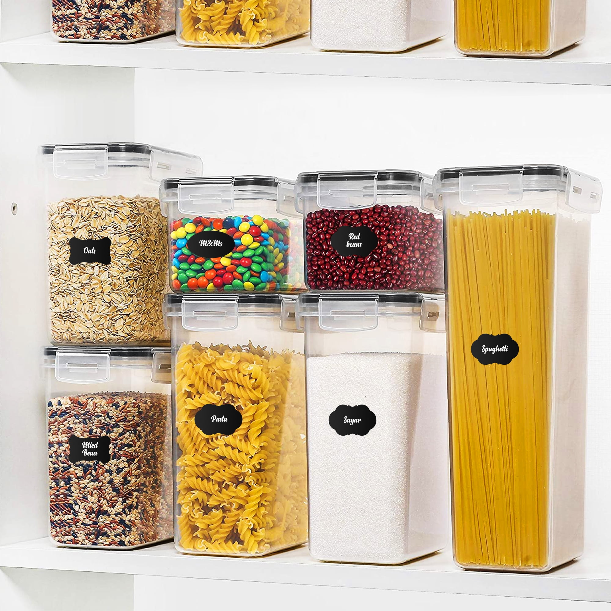 plastic Transparent Kitchen4U - 24 Pcs Storage Container Set for