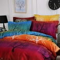 thumbnail image 4 of Swanson Beddings Rainbow Tree 3Pc Duvet Bedding Set: Duvet Cover And Two Pillow Shams (Queen), 4 of 5